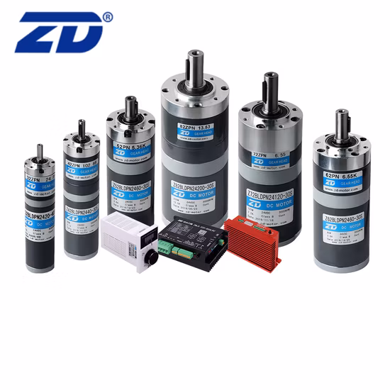 ZD spazzola elettrica AC/DC ad alte prestazioni e di alta qualità o motoriduttore brushless, produce riduttori epicicloidali per soluzioni di automazione